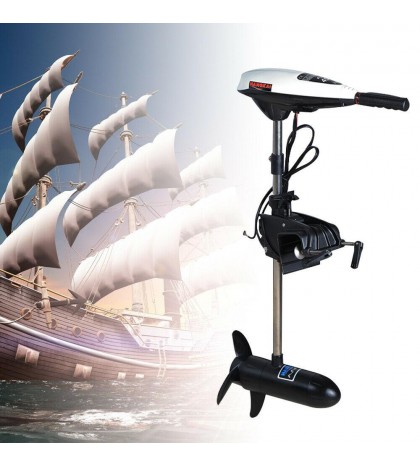 45lbs Electric Trolling Motor 12V 480W Outboard Engine Fishing Boat Motor 20KG