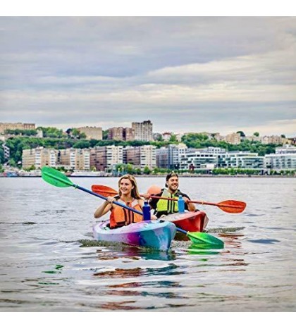 Perception Kayak Universal Kayak Paddle 2 Piece Lime/Blue 230cm/90.5