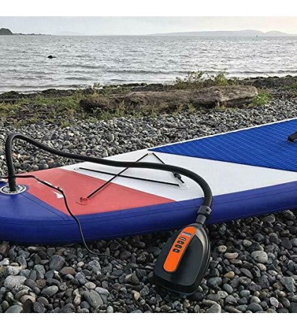 High Pressure SUP Air Pump,Portable 12V Digital Compact Electric Air Pump Compr