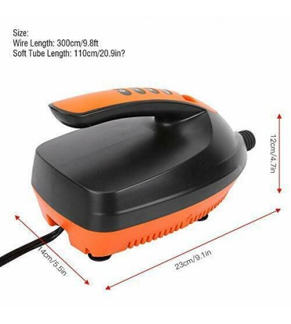 High Pressure SUP Air Pump,Portable 12V Digital Compact Electric Air Pump Compr