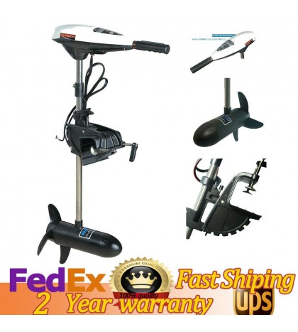 65LBS Electric Outboard Engine Boat 660W Trolling Motor for Fishing Boat Kayak