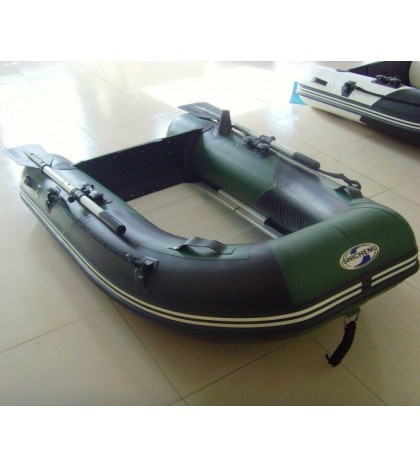 Inflatable 1.2mm PVC Dingy Raft Fishing Platform Boat W/ Motor Board NEW