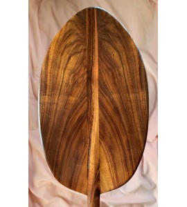 Koa 5ft Paddle with Oversized Blade - Hawaiian Outrigger Canoe Paddling