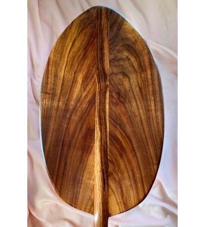 Koa 5ft Paddle with Oversized Blade - Hawaiian Outrigger Canoe Paddling