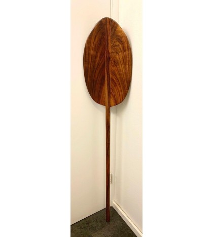 Koa 5ft Paddle with Oversized Blade - Hawaiian Outrigger Canoe Paddling