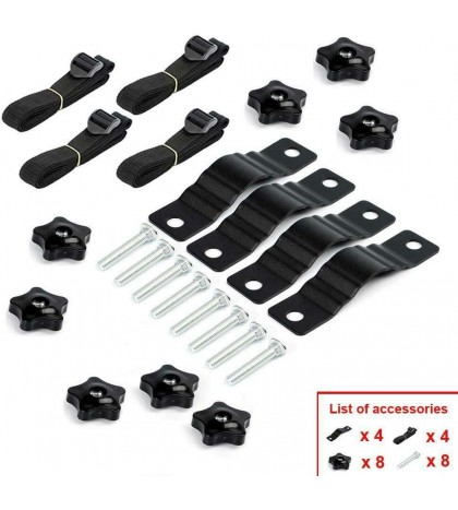 Kayak Roof Rack for Car Carrier Kayaks 2 Pairs Foldable Universal J-Bar Rack