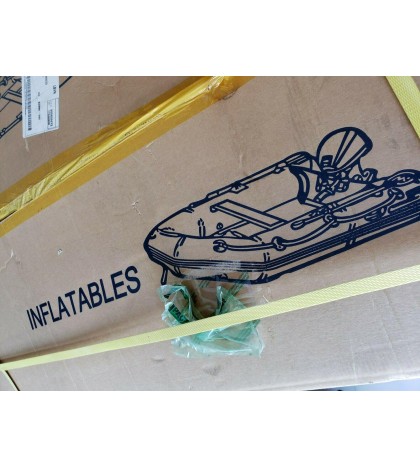 WEST Marine MS-275 Performance Raft  Floor Inflatable Boat & Oars Gray