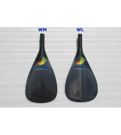 ZJ SPORT Hot Sells Hybrid Outrigger Canoe Paddle With Straight Wooden Shaft