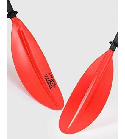 Kayak Paddle 230CM/90.5 Inches Premium Carbon Shaft Kayaking Boating Oar red