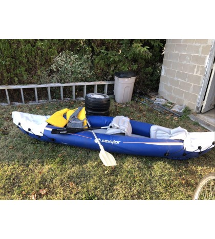 SEVYLOR INFLATABLE 2 PERSON KAYAK 10’ X 34”