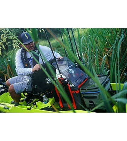 Wilderness Systems Kayak Crate | 4 Rod Holders | Kayak Tackle Storage | Fits Mos