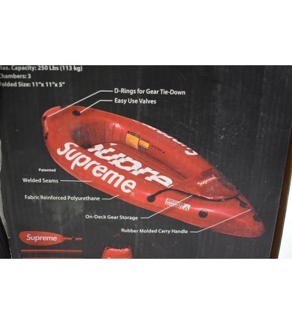 Supreme Advanced Elements Packlite Kayak Red 4 lb Multi-Chamber Packable New