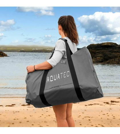 AquaTec Inflatable Kayaks [2 Sizes] | WATER SPORT BOAT With Pump, Bag & Paddles