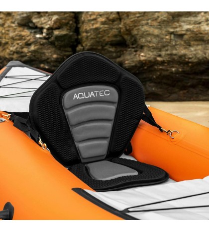 AquaTec Inflatable Kayaks [2 Sizes] | WATER SPORT BOAT With Pump, Bag & Paddles