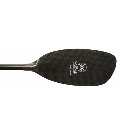 Werner Double Diamond Carbon Straight Shaft Whitewater Kayak Paddle