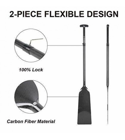 wonitago Full Carbon Fiber Dragon Boat Paddle with T Handle, IDBF Approved,