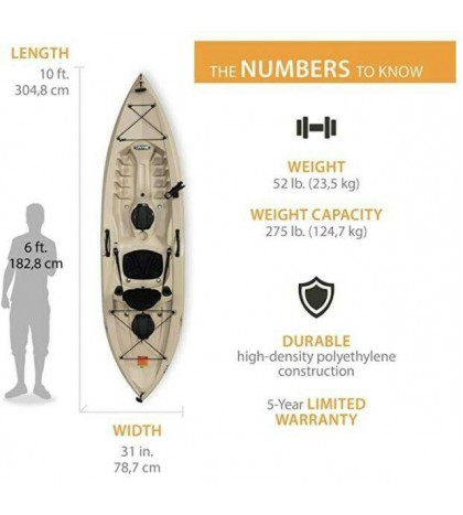 Lifetime 90508 Tamarack Angler Sit on Top Fishing Kayak (local pickup)