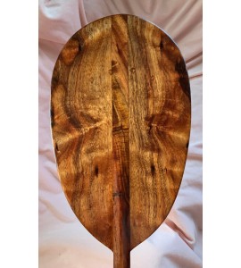 Curly Koa Paddle - Hawaiian Outrigger Canoe Paddling