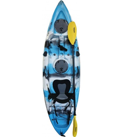 Whale Runner 9’0 Fishing Kayak - (inc. seat, paddle and swivel rod holder)