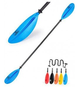 Kayak Paddle 230CM/90.5 Inches Premium Carbon Shaft Kayaking Boating Oar with P Kayak Paddle 230CM/90.5 Inches Premium Carbon Shaft Kayaking Boating Oar with P
