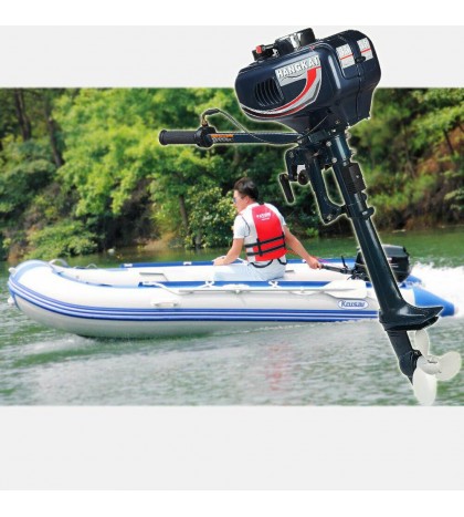 Boat 2-Stroke 3.5HP Outboard Motor Fishing Boat Engine,Water Cooling System