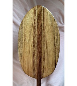 Koa 5ft Paddle with Oversized Blade - Hawaiian Outrigger Canoe Paddling