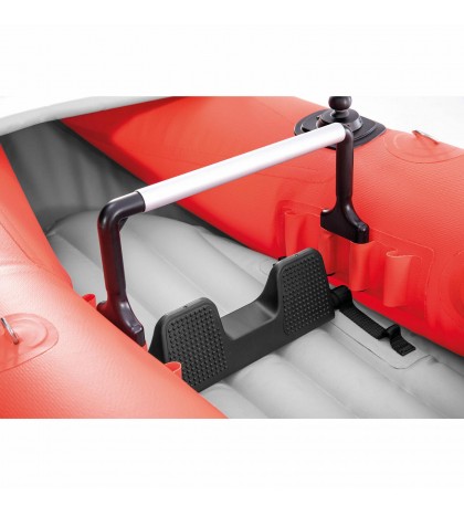 Intex Excursion Pro 1 Person Inflatable Fishing Vinyl Kayak with Oar and Pump