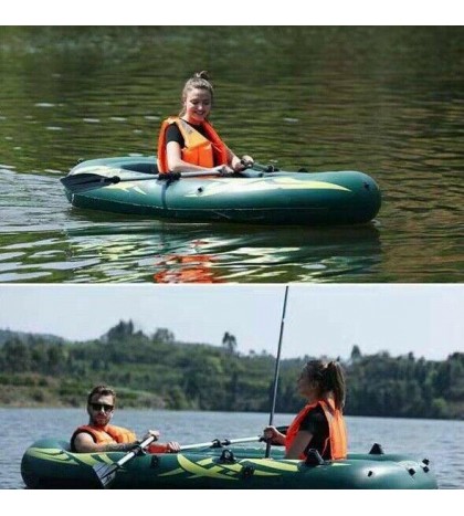 Inflatable boat, Fishing boat, 2,3,4 person boat(oar, cushion,rope,pump)