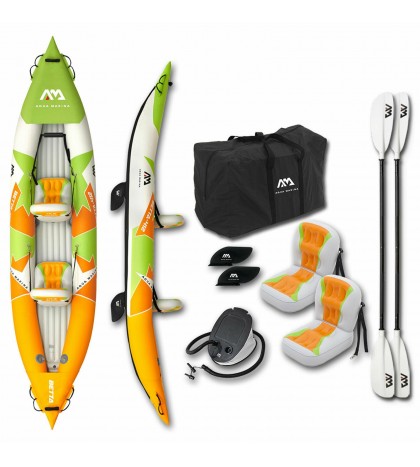 Aqua Marina Inflatable Betta Kayak Canoe Touring Kayak 1er 2er Boat New Set