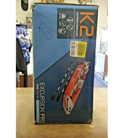Intex Excursion K2 Professional Series 2 Person Kayak Inflattable Red