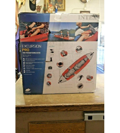 Intex Excursion K2 Professional Series 2 Person Kayak Inflattable Red