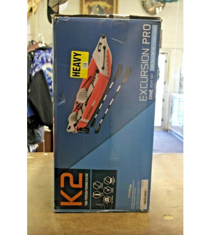 Intex Excursion K2 Professional Series 2 Person Kayak Inflattable Red