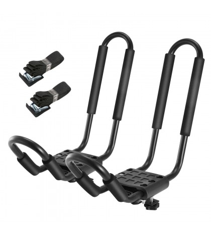 1/2/4Pair Canoe Boat Kayak Roof Rack Kayak Carrier Car Truck Top Mount J Bar