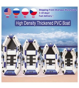 PVC inflatable boat 3 layer inflatable fishing wear-resistant 2-6 Person Kayak