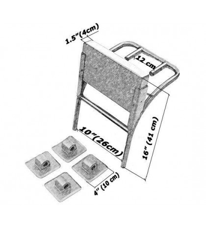 Motor Mount Kit for Inflatable Boat dinghy heavy duty - Stainless