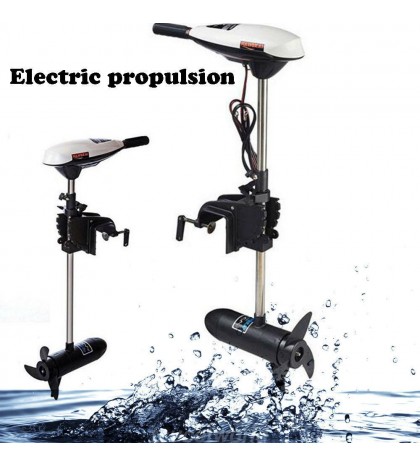 Electric Boat Trolling Motor 65lbs Outboard Engine Saltwater Outboard Motor 660W