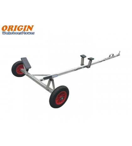 Origin Aluminum Small Boat Trailer Canoe Kayak Trailer Universal Hand Dolly