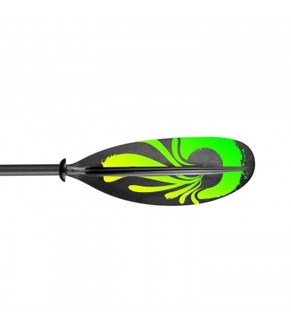 2X TWO Shoreline Marine Propel 85-89in Smooth Pro Carbon Kayak Paddles - Green