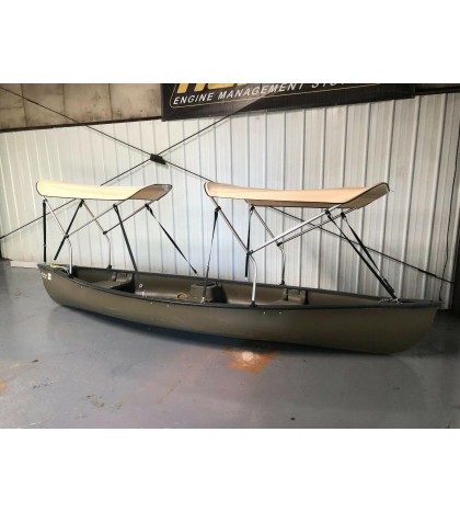 Beige 3' by 5' Canoe / Kayak Sun Shade/Canopy by Cypress Rowe Outfitters