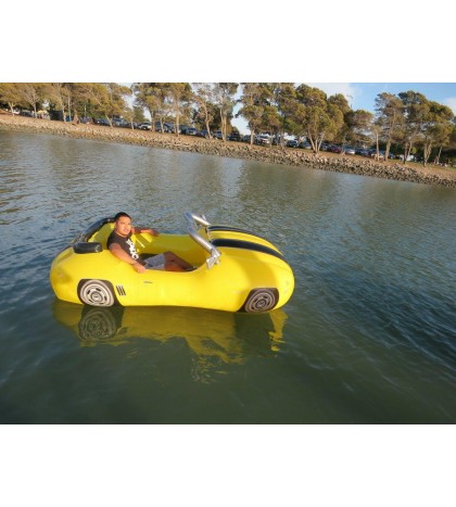 RiffRafts Inflatable Muscle Car Raft Boat