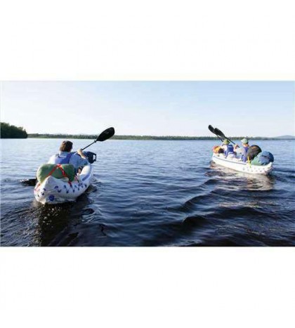 Sea Eagle 370 Pro 3 Person Inflatable Kayak Boat Canoe with Paddles (For Parts)