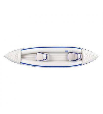 Sea Eagle 370 Pro 3 Person Inflatable Kayak Boat Canoe with Paddles (For Parts)