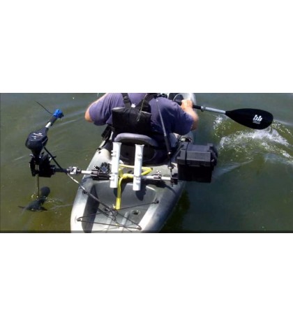 Kayakmanbob kayak trolling motor mount  SEE VIDEO BELOW