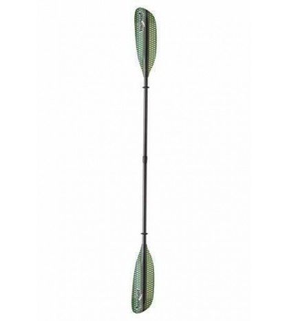 Graphic Fiberglass Kayak Paddle- Ideal for Touring, Fishing and Green Scales