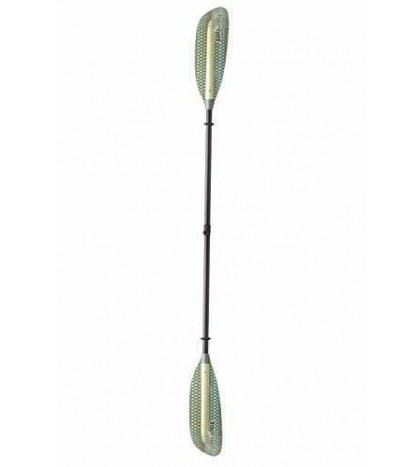 Graphic Fiberglass Kayak Paddle- Ideal for Touring, Fishing and Green Scales
