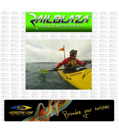 Railblaza Visibility Kit Light Flag Fishing Railblazer led safety Kayak navilux