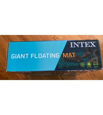 Intex Giant 9.5' Inflatable Floating Water Swimming Pool Lake Mat Platform Pad