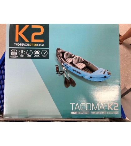 BRAND NEW Intex Tacoma K2 Inflatable Kayak (Pump, Paddles, & Bag) FREE SHIPPING!