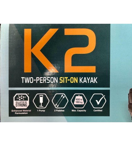 BRAND NEW Intex Tacoma K2 Inflatable Kayak (Pump, Paddles, & Bag) FREE SHIPPING!