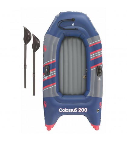 NEW SEVYLOR Colossus 2 Person Inflatable 14 Guage PVC Boat Raft w/ Oars